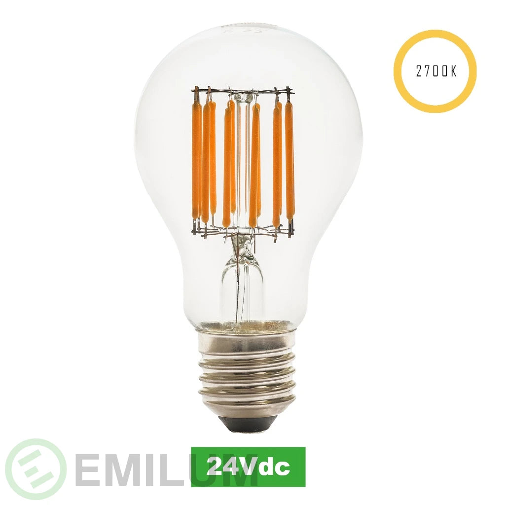 LED-Filament 24V, 8W, 2700K, E27